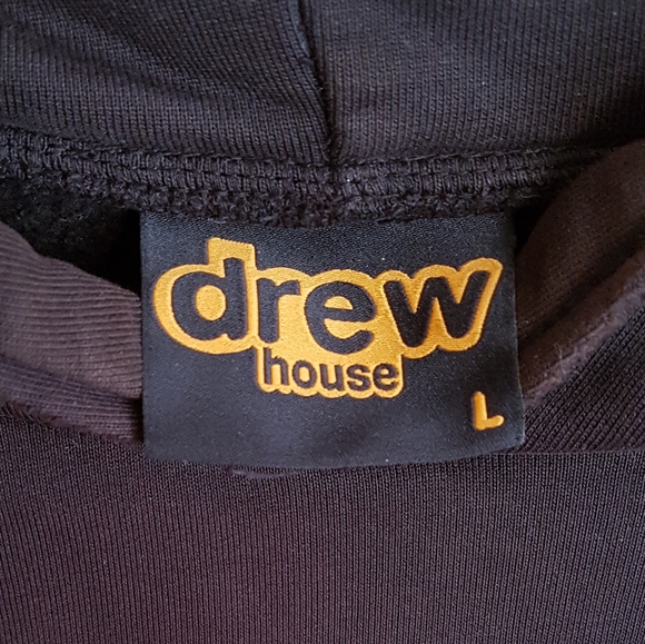 DREW HOUSE DECONSTRUCTED MASCOT HOODIE BLACK - Picture 5 of 6